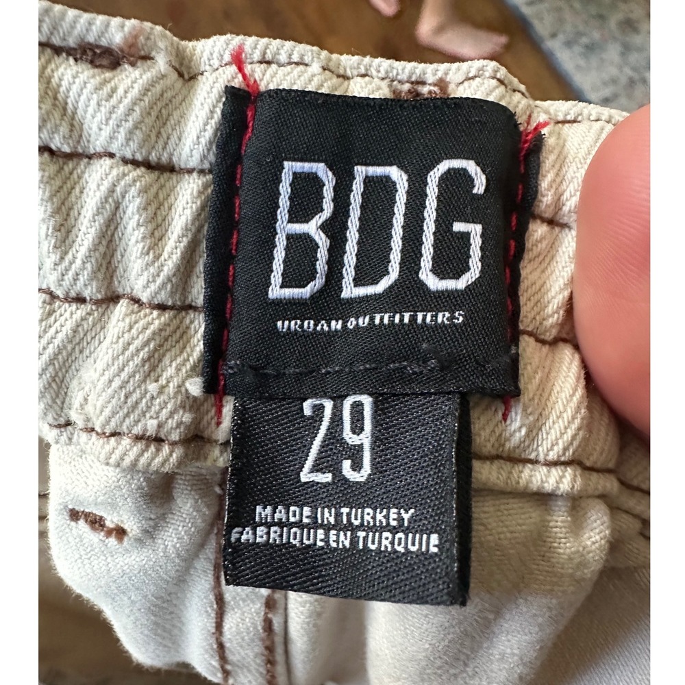 Urban Outfitters BDG High Waisted Blaine Relaxed Skate Cargo Jeans Size 29 - Picture 5 of 6